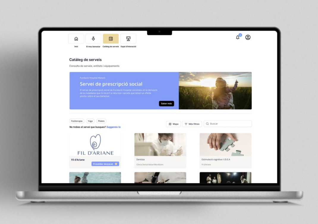 Together Better, the new digital tool designed to offer comprehensive and integrated care for the well-being of the citizens of Mataró